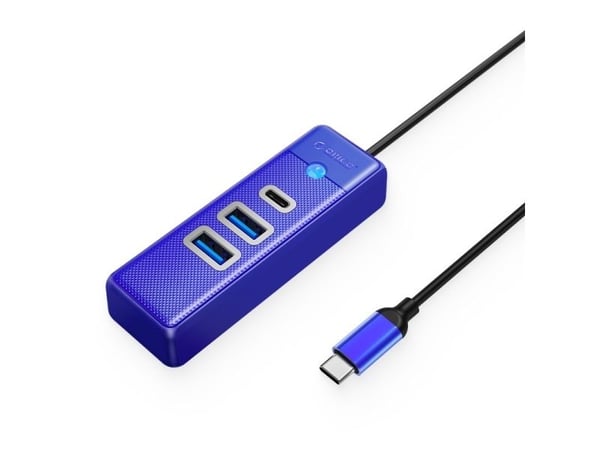 USB-hub Orico ORICO HUB USB-C 2x USB-A 3.1 + USB-C, blå