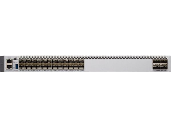 Cisco Catalyst C9500-24Y4C-E, Hallittu, L2/L3, Täysin kaksipuolinen, Telineasennus, 1U
