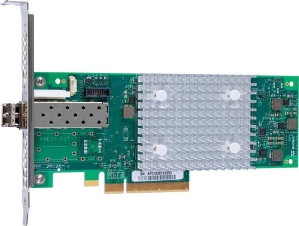 QLogic 16Gb FC Single-Port HBA (Enhanced Gen 5) - Vertbussadapter - PCIe 3.0 x8 lav profil - 16Gb Fibre Channel - for ThinkSystem SR250; SR530; SR5...