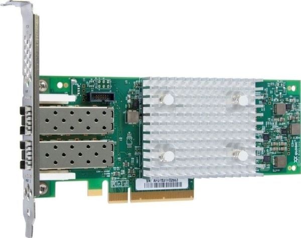QLogic 16Gb FC Dual-Port HBA (Enhanced Gen 5) - Vertbussadapter - PCIe 3.0 x8 lav profil - 16Gb Fibre Channel x 2 - for ThinkSystem SR250; SR530; S...