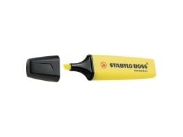 STABILO BOSS ORIGINAL, 1 stykker, Gult, Meisel tupp, Gult, Rektangel, 2 mm