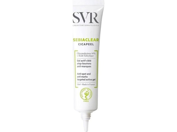 SVR_Sebiaclear Cicapeel aktiivinen anti-inflammatorinen kasvogeeli paikalliseen käyttöön 15ml