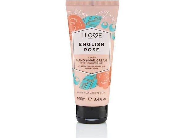 I love I Love väldoftande hand- och nagelkräm English Rose 100 ml