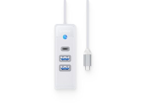 Orico USB-hub PWC2U-C3-015-WH-EP: 1x USB-C + 2x USB-A 3.0