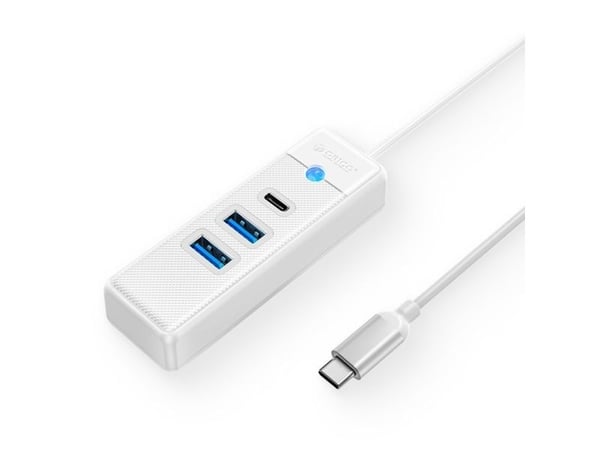 Orico USB-hub PWC2U-C3-015-WH-EP: 1x USB-C + 2x USB-A 3.0
