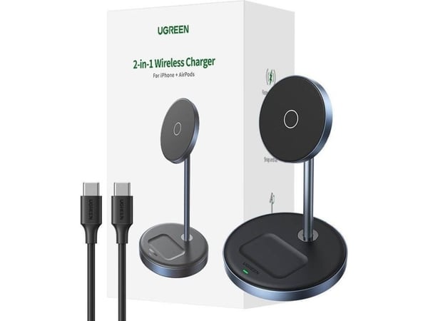 Ugreen Langaton laturi 2in1 UGREEN 90668