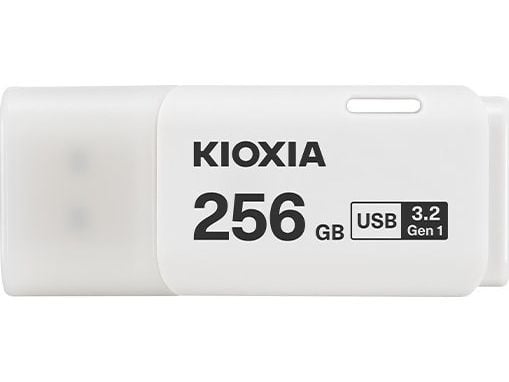 KIOXIA TransMemory U301 - USB flash-enhet - 256 GB - USB 3.2 Gen 1 - vit