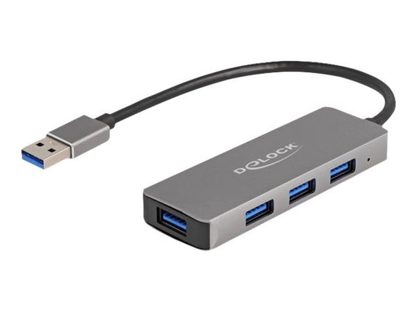 Delock - Hubb - 4 x USB 3.2 Gen 1 - skrivbordsmodell
