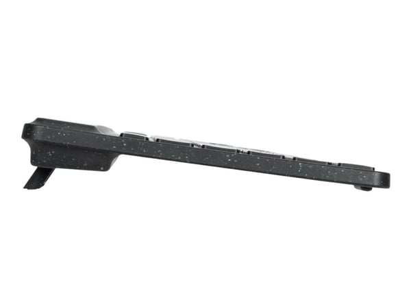 Targus EcoSmart, Täysikokoinen (100 %), Bluetooth, QWERTY, LED, Musta