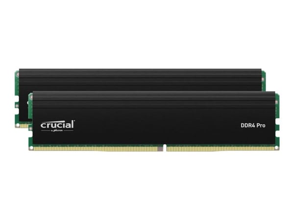Crucial - DDR4 - sett - 64 GB: 2 x 32 GB - DIMM 288-pin - 3200 MT/s / PC4-25600 - CL22 - 1.2 V - ikke-bufret