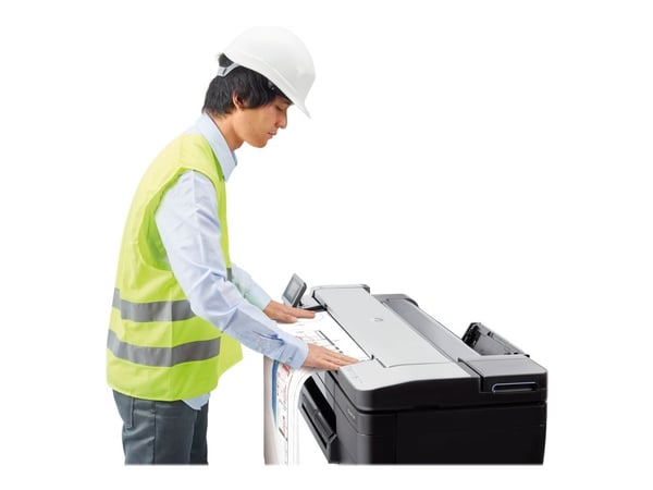 HP DesignJet T830 - 24" multifunksjonsskriver - farge - ink-jet - 610 x 2770 mm (original) - Rull (61 cm) (medie) - opp til 0.43 min/side (trykking...