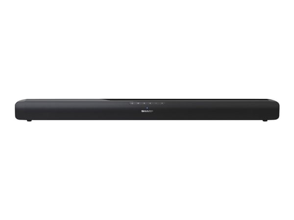 Sharp HT-SB100 - Lydplanke - trådløs - Bluetooth 5.1 - skinnende svart (grillfarge - svartblank finish)