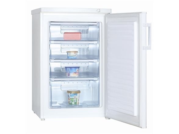 Pakastin Goddess GODFSC085TW9E, energialuokka E, vapaasti seisova, 85 cm, 91 L, valkoinen