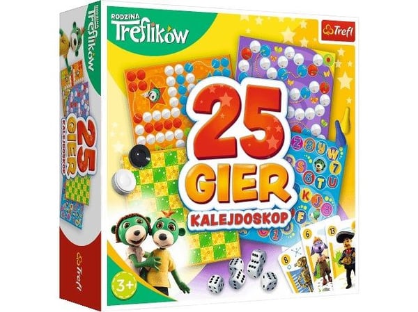 Trefl lautapeli 25 peliä Treflik family