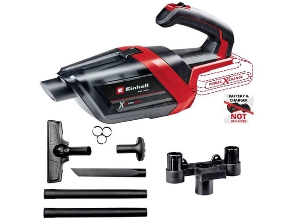 Einhell TE-HV 18/06 Li - Solo, Tørr, Uten pose, 0,6 l, Sort, Rød - SOLO