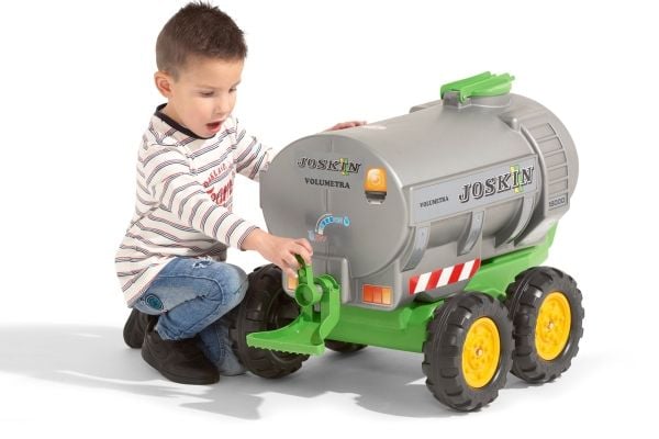 Falk 943JK, 3 år, 4 hjul, plast, stål, grå, svart