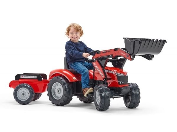 Falk 4010AM, 3 år, 6 hjul, Plast, Stål, Rød, Sort