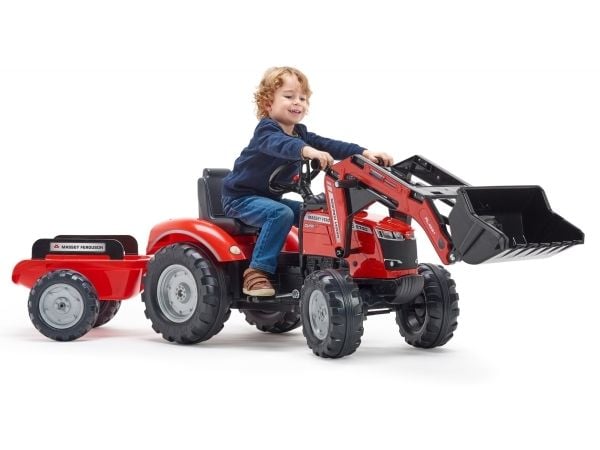 Falk 4010AM, 3 år, 6 hjul, Plast, Stål, Rød, Sort
