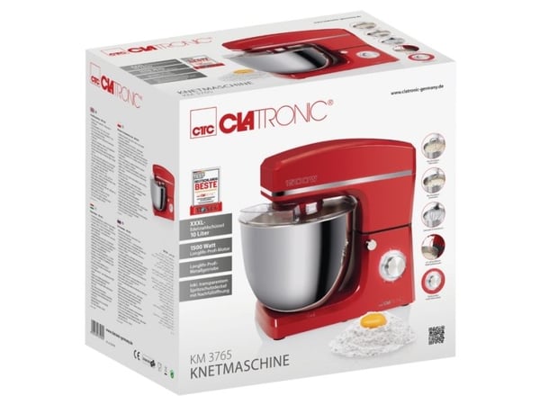 Clatronic KM 3765 - Blander - 10 liter - 1.5 kW - rød