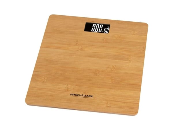 ProfiCare PC-PW 3103, Elektronisk personvekt, 180 kg, 50 g, Bamboo, 5 kg, kg, lb