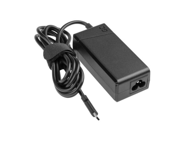 Green Cell USB-C 45W lader for bærbare datamaskiner, nettbrett, telefoner