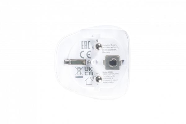 Verbatim 49541, Universaali, Tyyppi E/F hybridi, 100 - 250 V, 50 - 60 Hz, Valkoinen, 2500 W