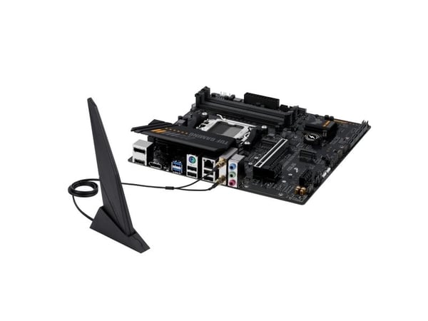 ASUS TUF GAMING A620M-PLUS WIFI - Hovedkort - micro ATX - Socket AM5 - AMD A620 Chipset - USB 3.2 Gen 1, USB-C 3.2 Gen 1 - Gigabit LAN, 2.5 Gigabit...