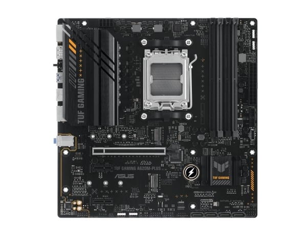 ASUS TUF GAMING A620M-PLUS - Hovedkort - micro ATX - Socket AM5 - AMD A620 Chipset - USB 3.1 Gen 1, USB-C 3.2 Gen 1 - 2.5 Gigabit LAN - innbygd gra...