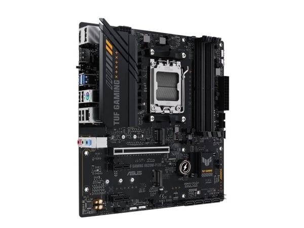 ASUS TUF GAMING A620M-PLUS - Hovedkort - micro ATX - Socket AM5 - AMD A620 Chipset - USB 3.1 Gen 1, USB-C 3.2 Gen 1 - 2.5 Gigabit LAN - innbygd gra...
