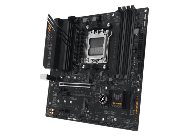 ASUS TUF GAMING A620M-PLUS - Hovedkort - micro ATX - Socket AM5 - AMD A620 Chipset - USB 3.1 Gen 1, USB-C 3.2 Gen 1 - 2.5 Gigabit LAN - innbygd gra...
