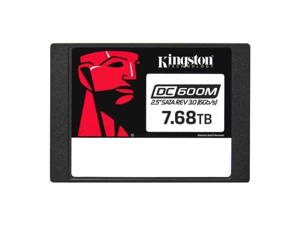 Kingston DC600M - SSD - Mixed Use - 7.68 TB - intern - 2.5" - SATA 6Gb/s