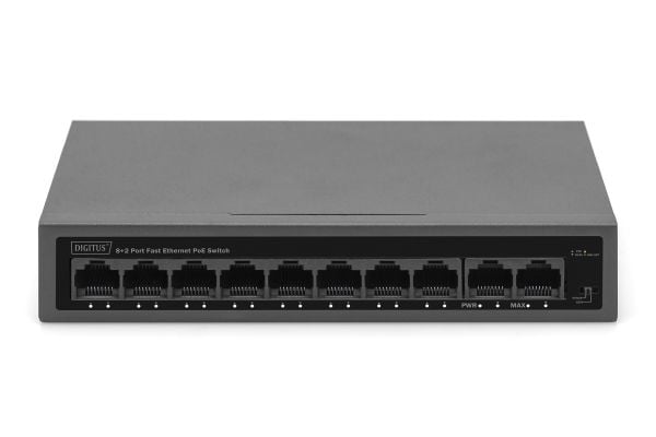 Digitus DN-95354, Hallittu, Fast Ethernet (10/100), Täysin kaksipuolinen, Power over Ethernet -tuki