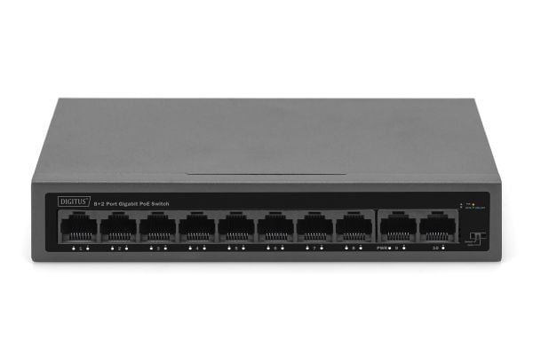 Digitus DN-95357, Fast Ethernet (10/100), Täysin kaksipuolinen, Power over Ethernet -tuki