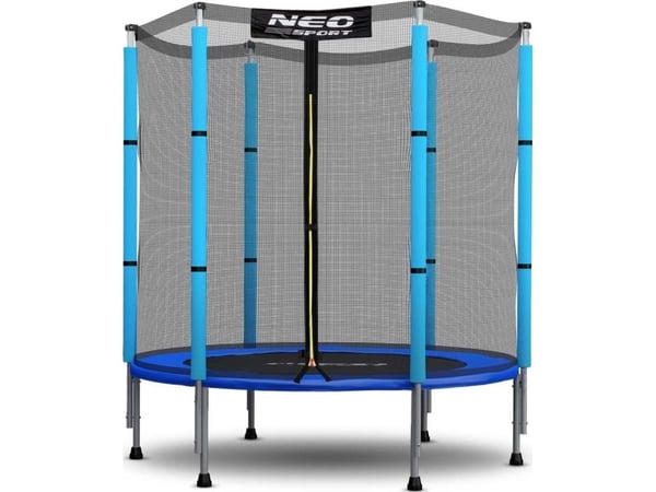 Hoppetau/Trampolinesett for hage Neo-Sport NS-04Z200F med nett | 4,5 FT | 140 cm