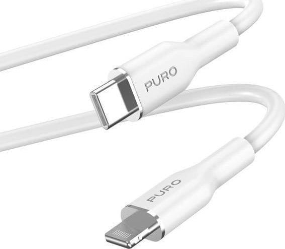 USB-kabel Puro USB-C till Lightning 1,5 m vit (PUR686)