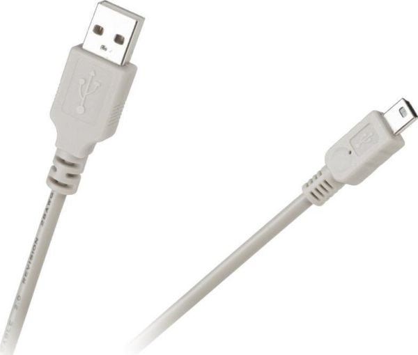 Cabletech USB-A - miniUSB USB-kaapeli 1 m harmaa (KPO3889-1)