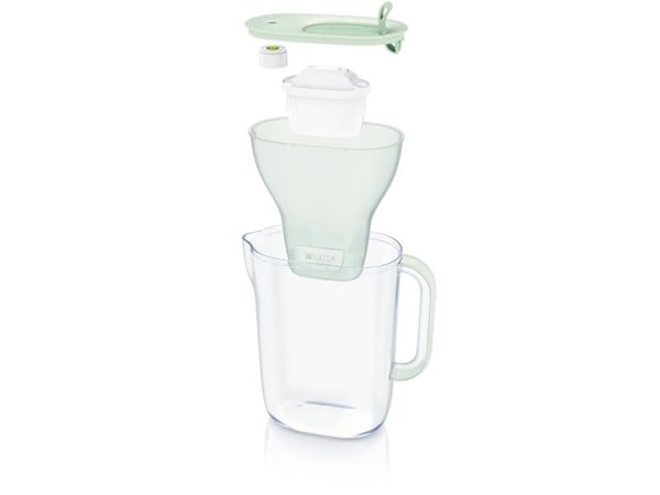 Brita 1051367, Vattenfilterflaska, 2,4 l, Grön, Transparent