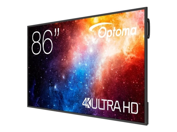 Optoma N3861K - 86" Diagonalklasse N-Series LED-bakgrunnsbelyst LCD-skjerm - digital skilting / konferanse - 4K UHD (2160p) 3840 x 2160 - Direct LED