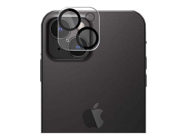 eSTUFF Titan Shield - Linsebeskytter for mobiltelefon - gjennomsiktig - for Apple iPhone 13, 13 mini