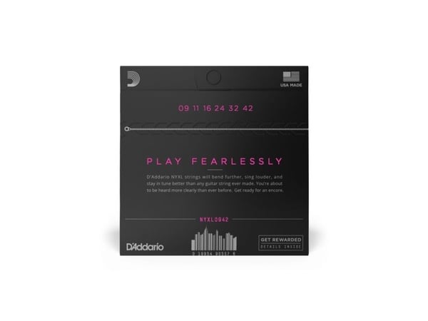 D''Addario NYXL0942, Gitar, Stål, Elektrisk, 6 stykker