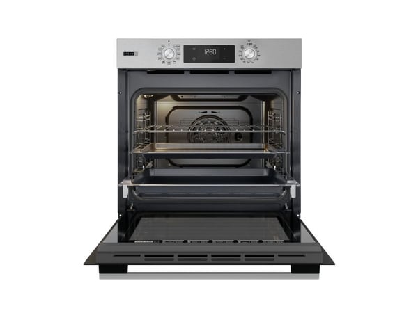 Whirlpool OMSK58HU1SX, Medium, Elektrisk ovn, 71 l, 71 l, Vifteaktivert, Hydrolytisk
