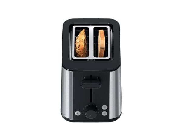 Braun PurShine HT 1510 BK - Brødrister - 2 skive - 2 Spor - rustfritt stål / svart
