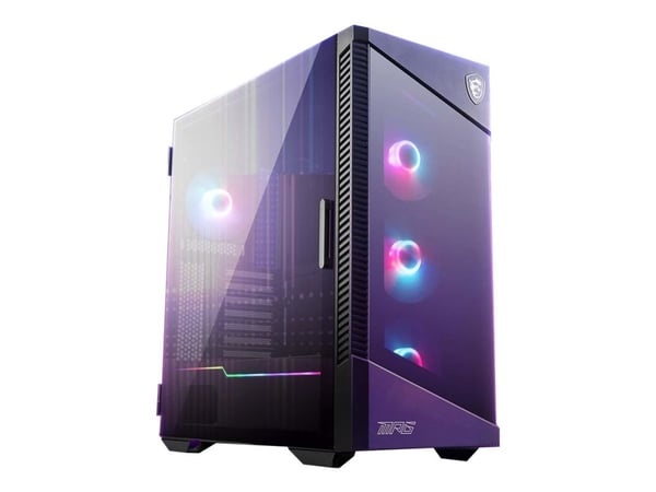 MSI MPG VELOX 100R - Mid tower - laajennettu ATX - sivupaneeli ikkunalla (karkaistua lasia) - ei virtalähdettä (ATX) - USB/Audio