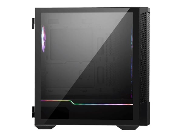 MSI MPG VELOX 100R - Mid tower - laajennettu ATX - sivupaneeli ikkunalla (karkaistua lasia) - ei virtalähdettä (ATX) - USB/Audio