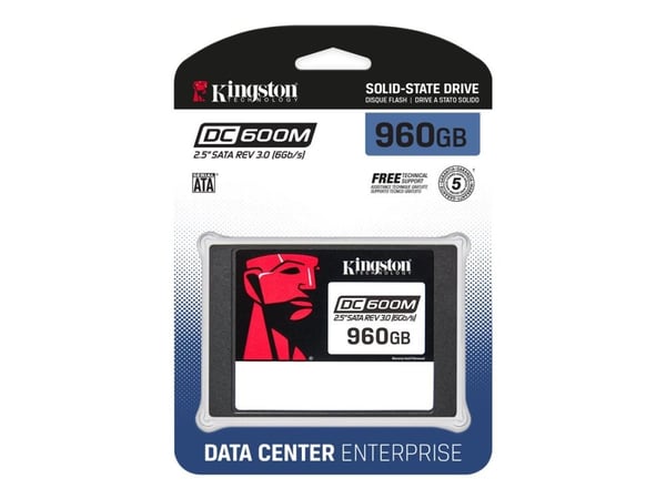 Kingston DC600M - SSD - Mixed Use - 960 GB - intern - 2.5" - SATA 6Gb/s