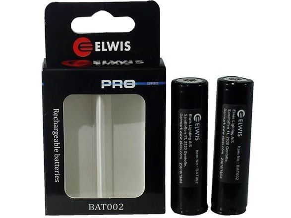 ELWIS LIGHTING Batterier 2 X 18650, 3.7V, 2600 Mah