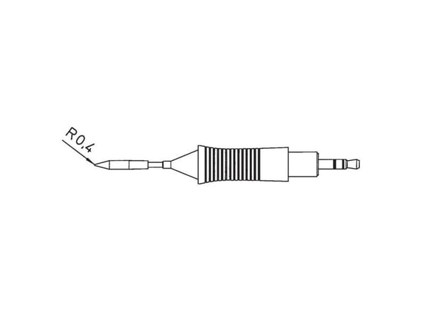 Weller RTM 008 C (RT 2), Loddespiss, Weller, WXMP, WMRP, Svart, Metallisk, 40 W, 1 stykker