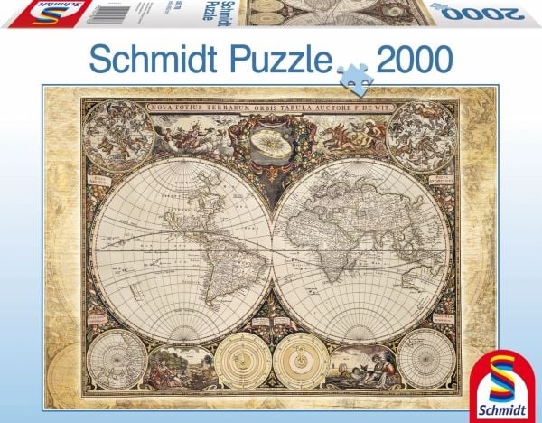 Schmidt Spiele 58178, 2000 styck, Kartor, 12 År