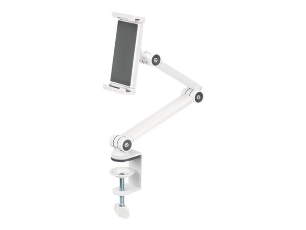 Neomounts ds15-545wh1 - Monteringssett (skrivebordsmontering) - helbevegelses justerbar arm - for nettbrett - stål - hvit - skjermstørrelse: 4.7"-1...