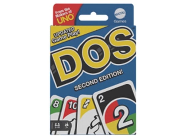 Games DOS Second Edition-familiekortspill til barn og voksne, Kort Spill, Shedding, 7 år, Familiespill